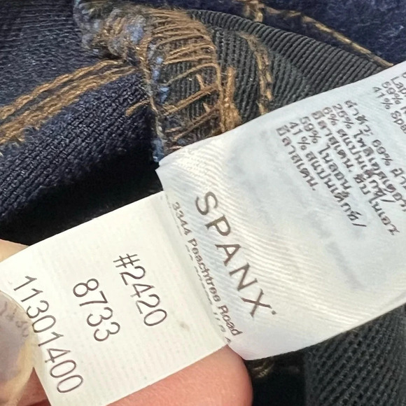 New SPANX Ready-to-Wow Denim Leggings Pacific Depth NWT Business Casual Medium - Picture 11 of 13
